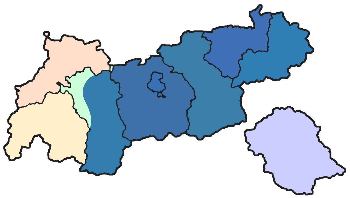 Karte Tirol Tollinger Zustellung